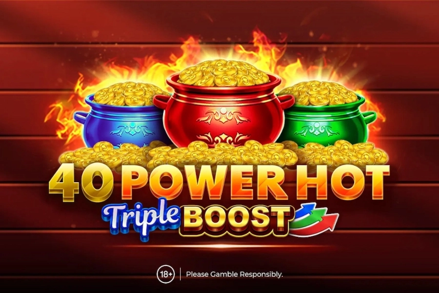 40 Power Hot Triple Boost slot by Amusnet