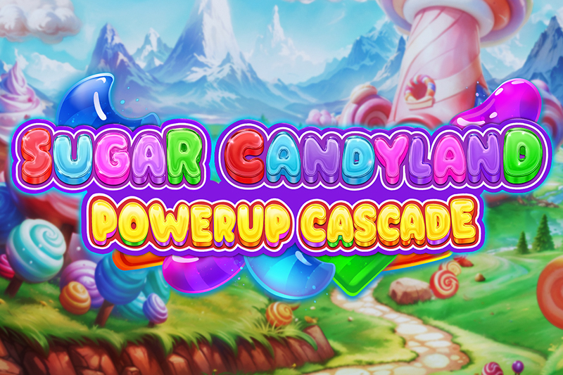 Sugar Candyland Powerup Cascade slot by CasinoWebScripts