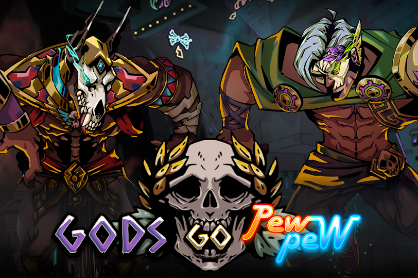 Gods Go Pew Pew slot by Sneaky Slots - 95.79% RTP