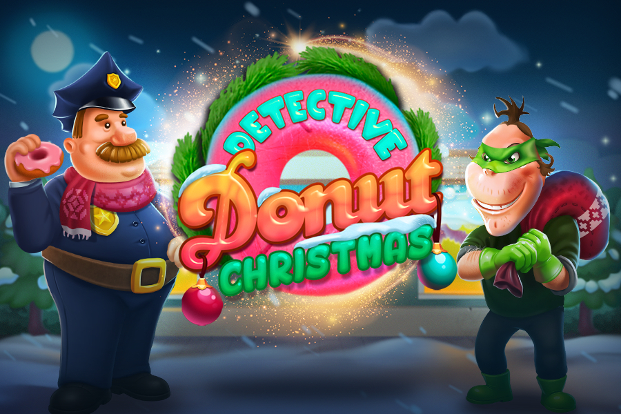 Detective Donut Christmas slot by Popiplay