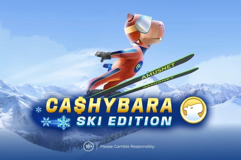 Cashybara Ski Edition slot by Amusnet