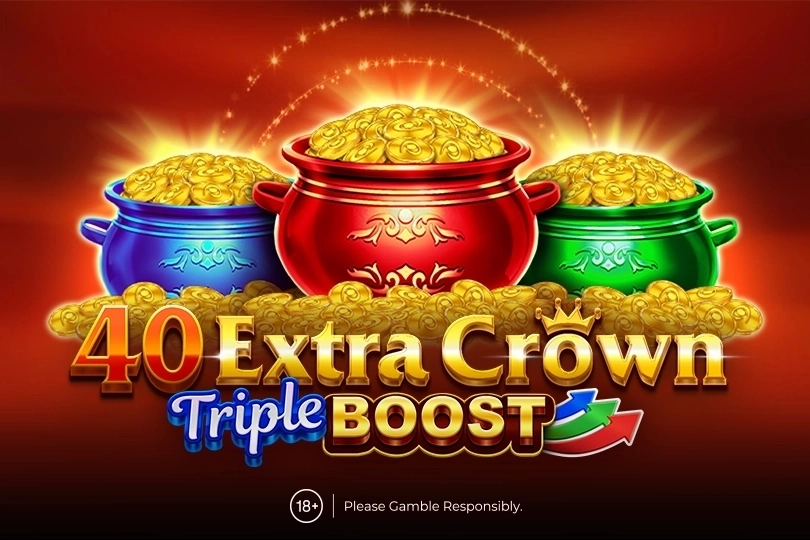 40 Extra Crown Triple Boost slot by Amusnet - 96.5% RTP