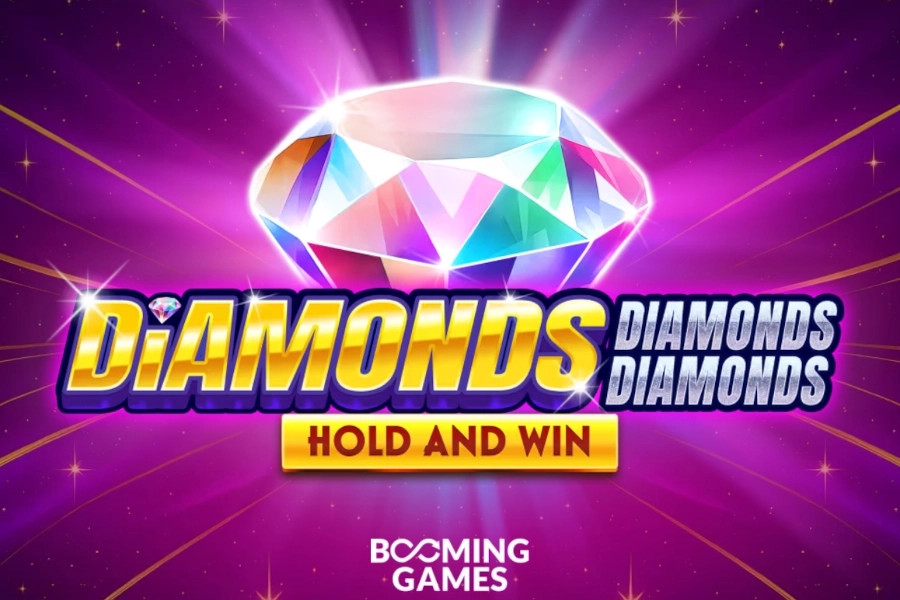 Diamonds Diamonds Diamonds Hold and Win slot by Booming Games