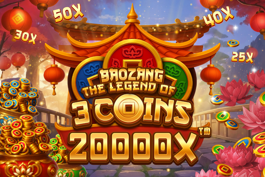 Baozang the Legend of 3 Coins slot by Foxium - 96.37% RTP