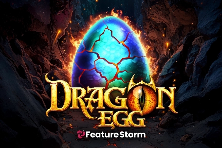 Dragon Egg Feature Storm slot by Tom Horn Gaming - 94.98% RTP