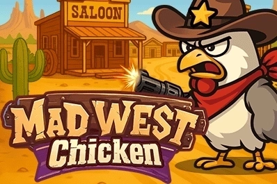 Mad West Chicken slot by KA Gaming