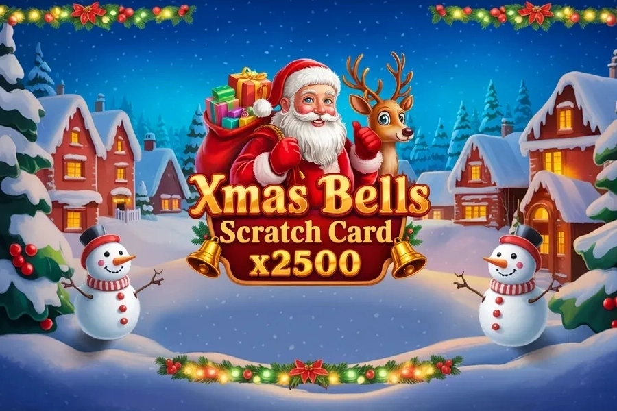 Xmas Bells Scratch Card slot by GameTimeTec