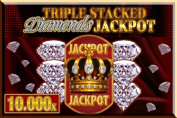 Triple Stacked Diamonds Jackpot Demo Slot