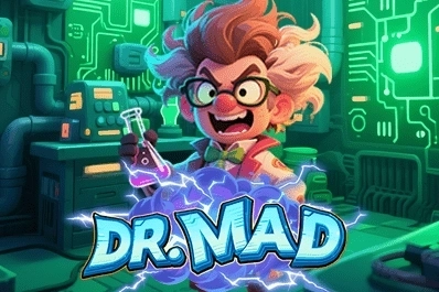 Dr. Mad slot by KA Gaming - 96% RTP