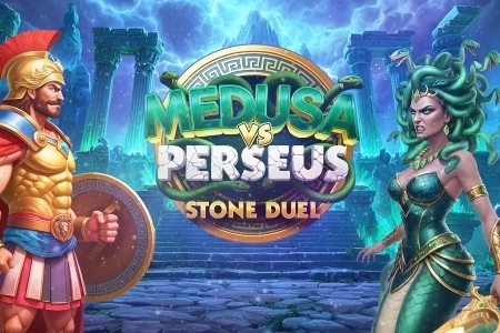 Perseus vs Medusa slot by ICONIC21