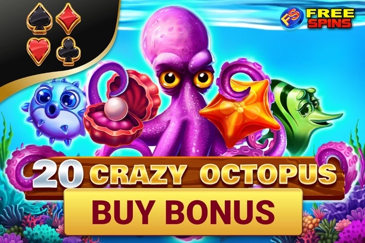 Crazy Octopus slot by Amusnet