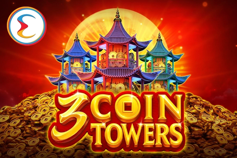 3 Coin Towers slot by Endorphina - 96.12% RTP