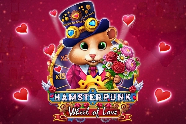 Hamsterpunk Wheel of Love slot by Riddec Games - 96.96% RTP