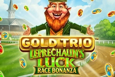 Gold Trio: Leprechaun's Luck Race Bonanza slot by Playtech