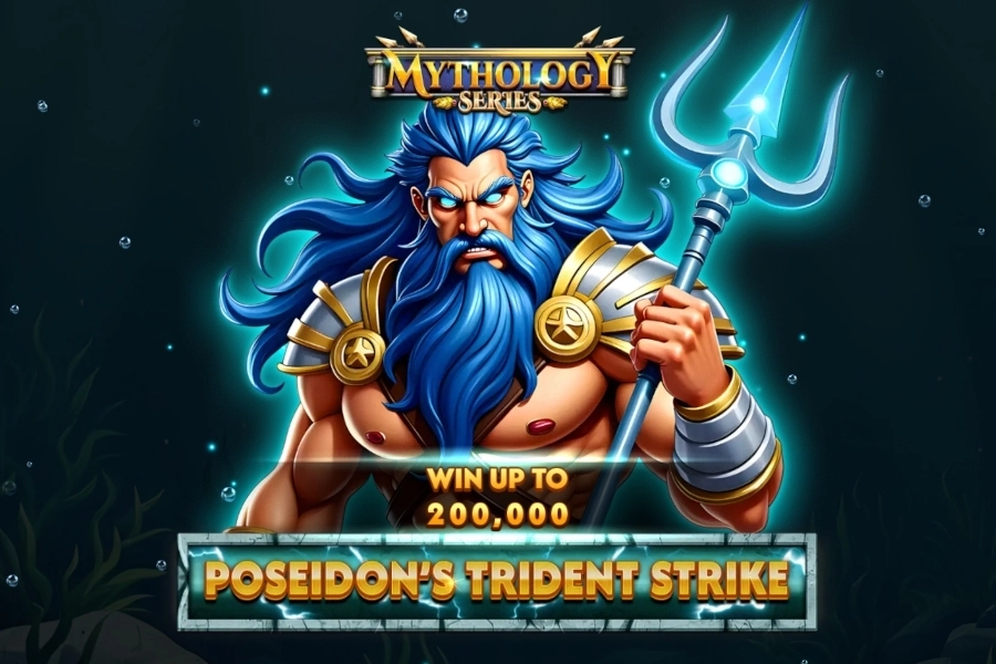 Poseidon's Trident Strike slot by Spinomenal