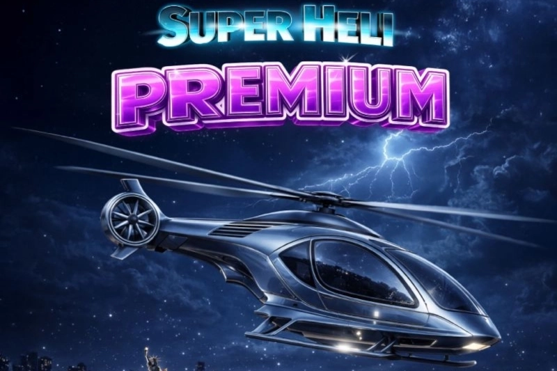 Super Heli Premium slot by Expanse Studios