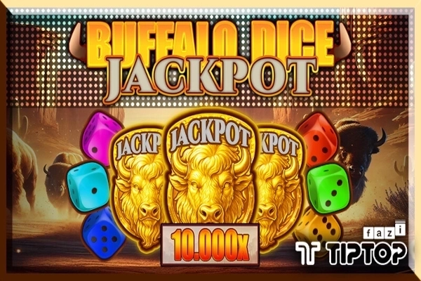 Buffalo Dice Jackpot slot by Tiptop