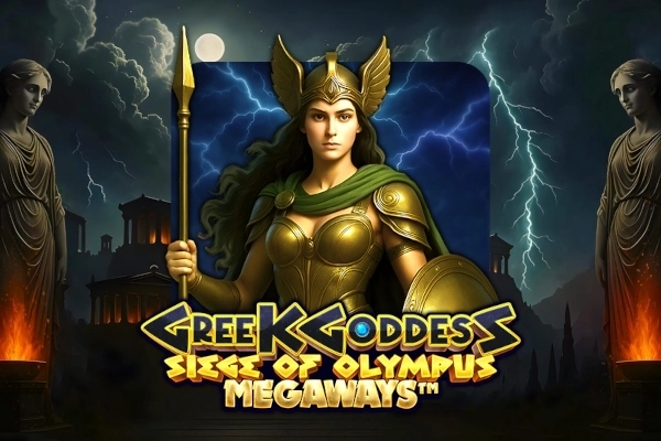 Greek Goddess: Seige of Olympus Megaways slot by Playzia - 96.06% RTP