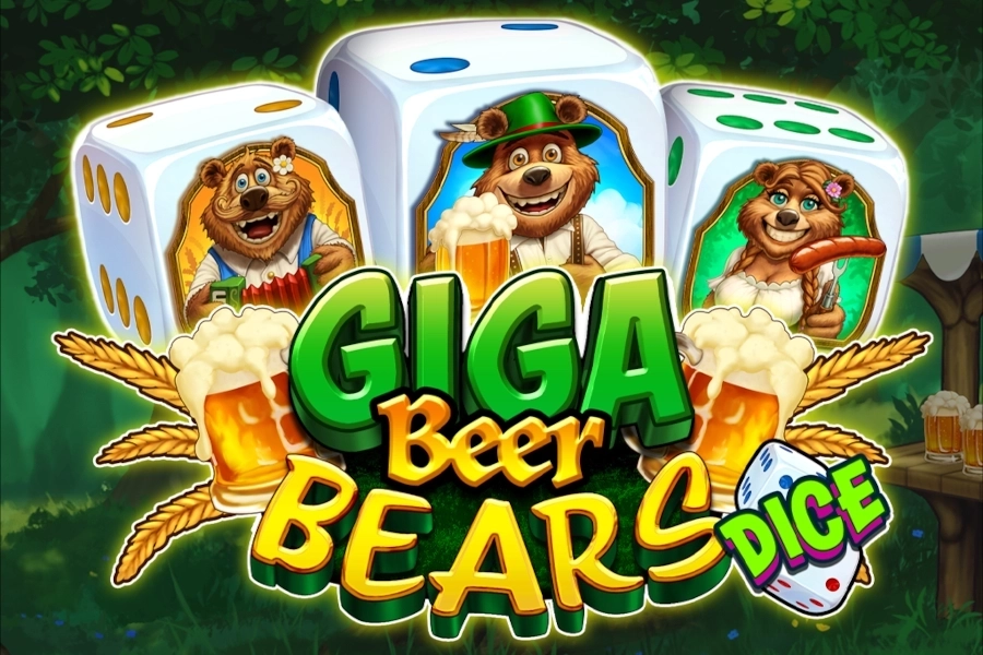 Giga Beer Bears Dice slot by Zeusplay