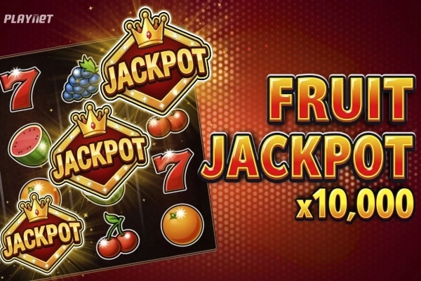 Fruit JackPot x10000 slot by Playnet