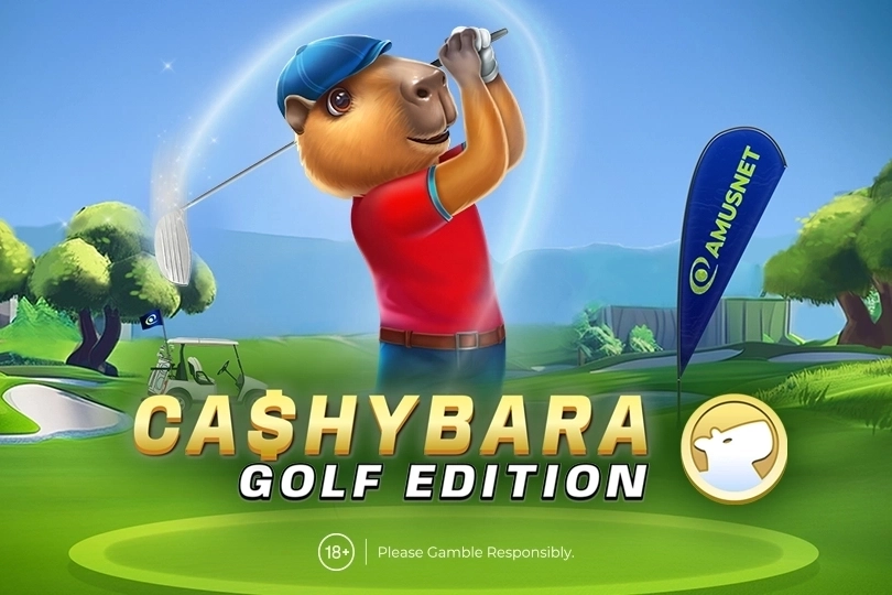 Cashybara Golf Edition slot by Amusnet