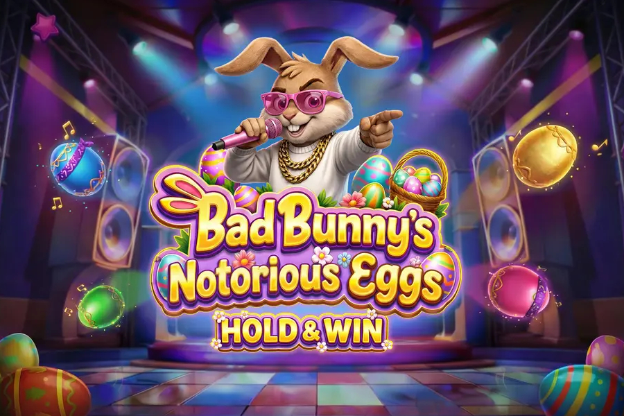 Bad Bunny's Notorious Eggs slot by GameTimeTec