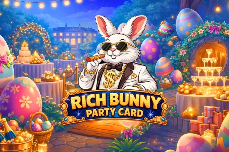 Rich Bunny Party Card slot by GameTimeTec