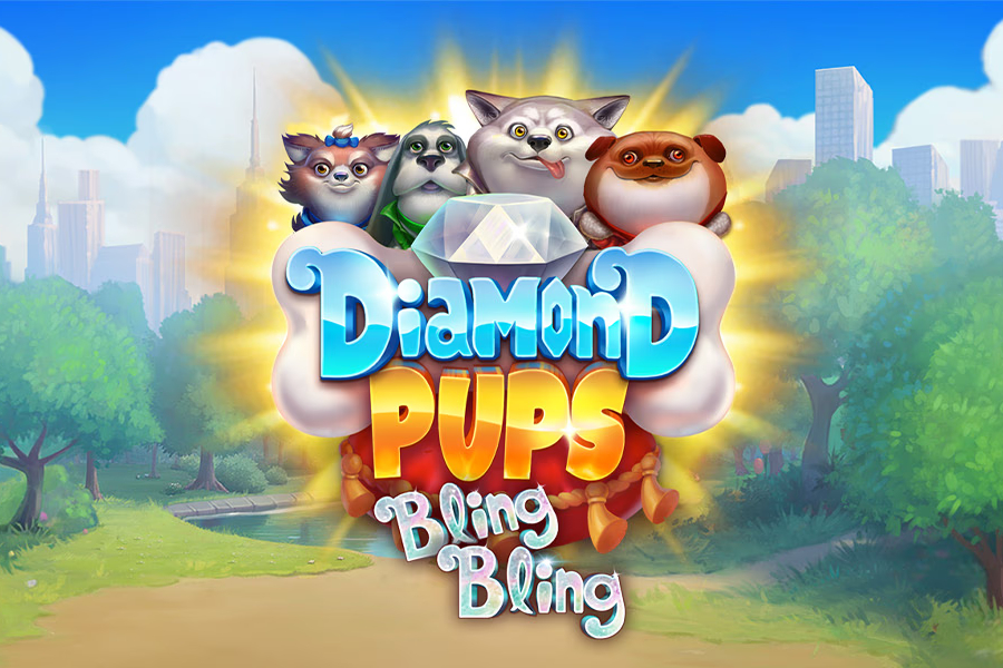 Diamond Pups Bling Bling slot by RAW iGaming