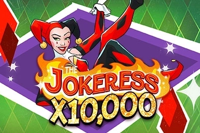 The Jokeress 10000 slot by Playtech