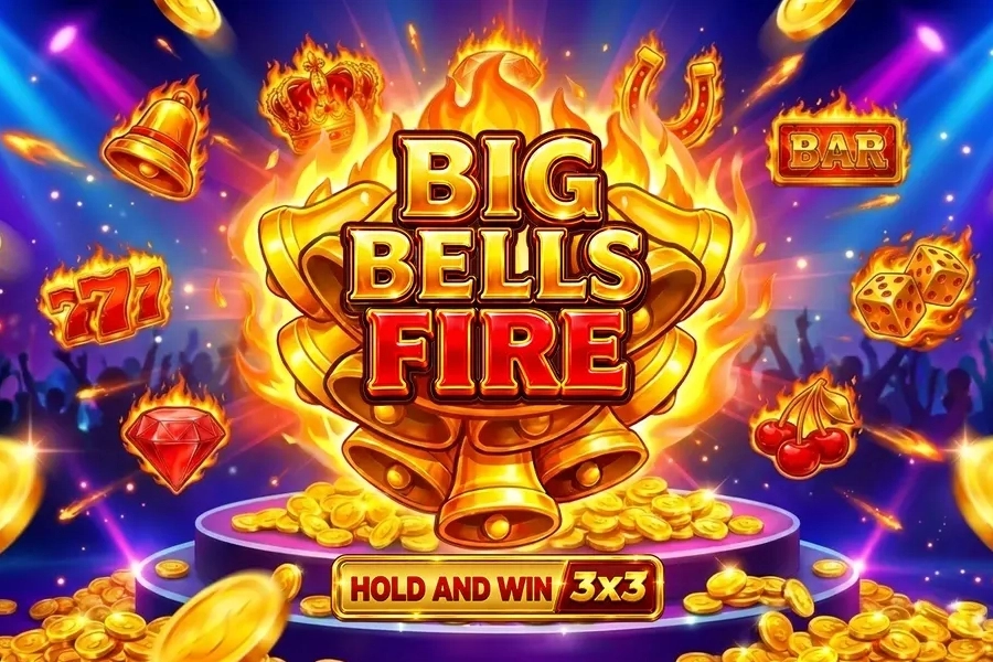 Big Bells Fire slot by GameTimeTec