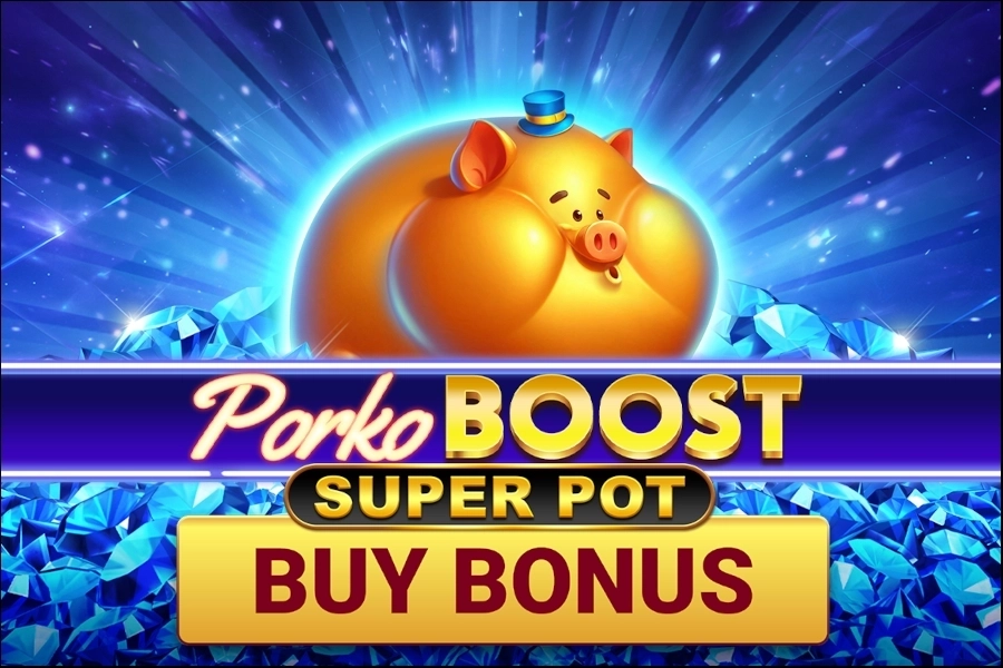 Porko Boost Super Pot slot by Amusnet