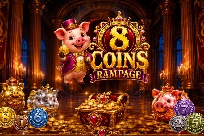 8 Coins Rampage slot by GameTimeTec