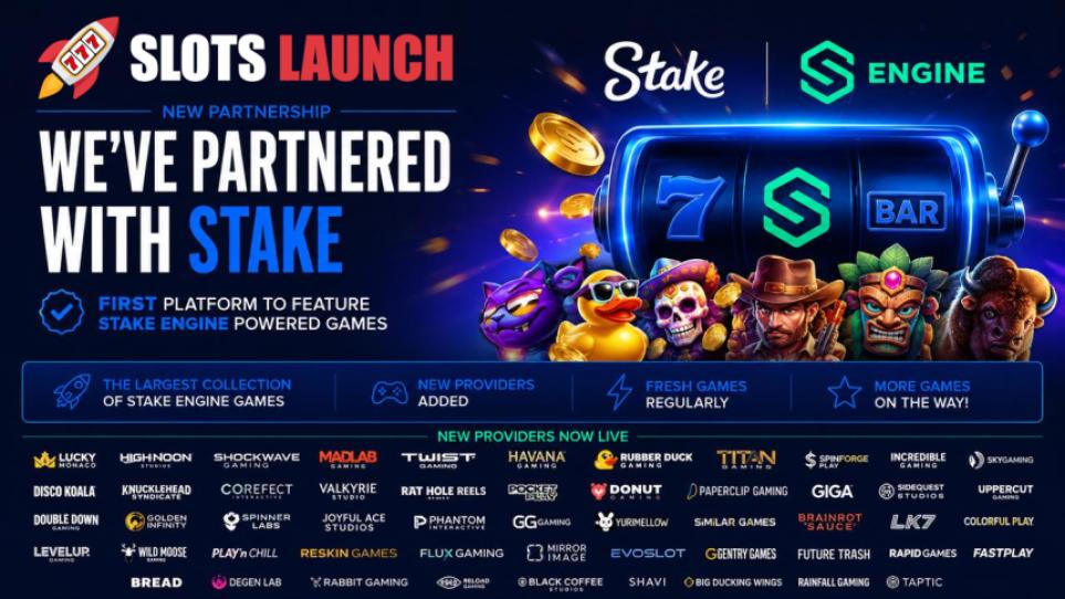 Slots Launch Now Featuring Stake-Exclusive Demo Games