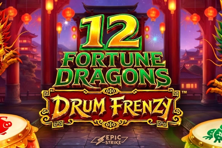 12 Fortune Dragons Drum Frenzy slot by Circular Arrow