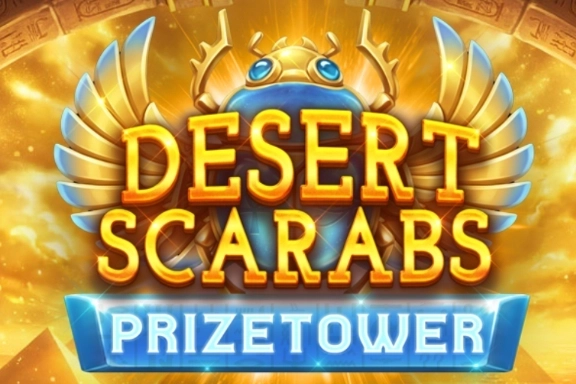 Desert Scarabs PrizeTower slot by Kalamba Games