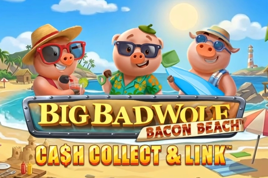 Big Bad Wolf: Cash Collect & Link – Bacon Beach slot by Playtech
