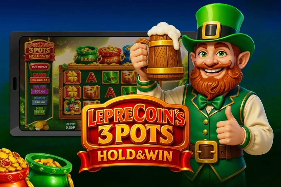 Leprecoin's 3 Pots: Hold & Win Demo Slot