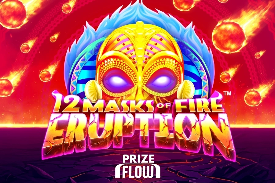 12 Masks of Fire Eruption Prize Flow slot by Gameburger Studios