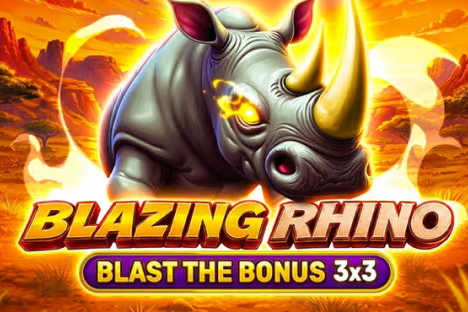 Blazing Rhino - Blast The Bonus 3x3 Demo Slot