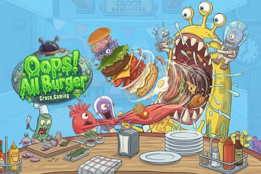 Oops! All Burger slot by Croco Gaming