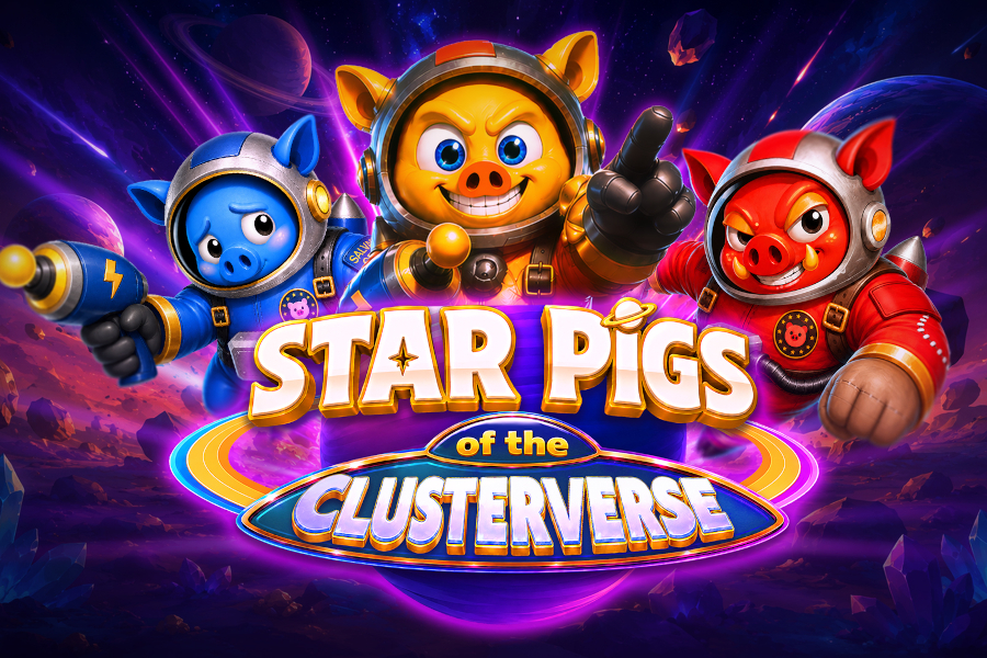 Star Pigs of the Clusterverse Demo Slot