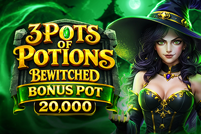 3 Pots of Potions Bewitched Bonus Pot 20,000 Demo Slot
