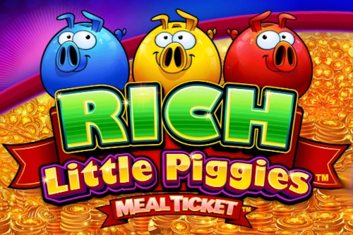 Rich Little Piggies Meal Ticket slot by Light & Wonder