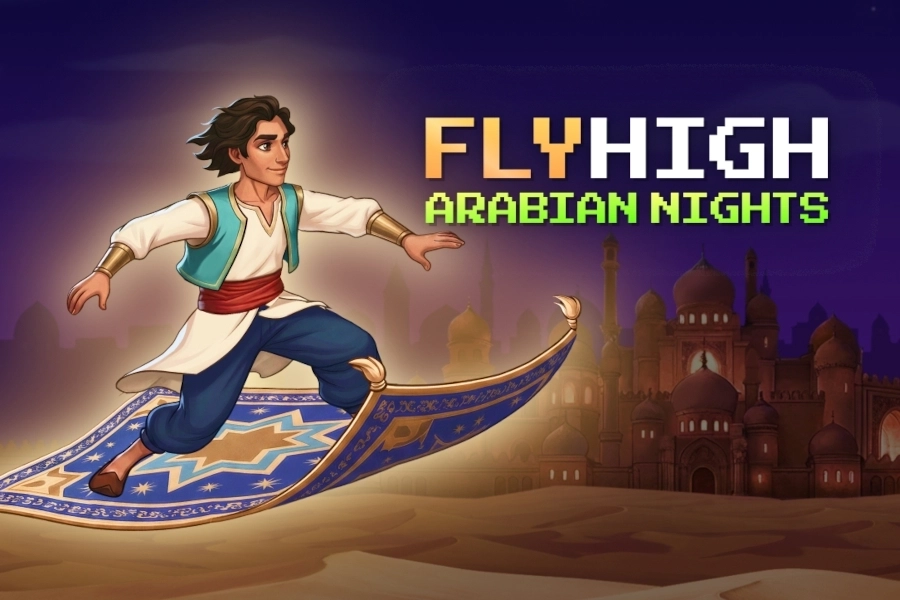 Fly High: Arabian Nights slot by Mascot Gaming