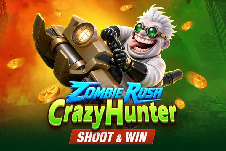 CrazyHunter: Zombie Rush slot by TaDa Gaming