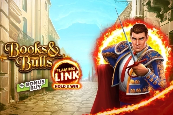 Books & Bulls Flaming Link slot by Gamomat