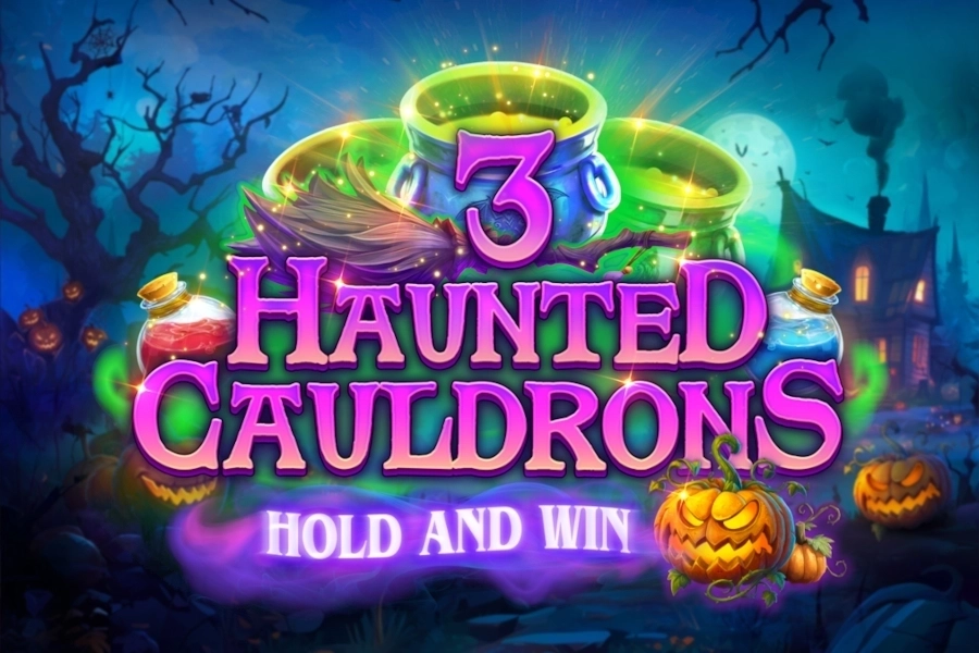 3 Haunted Cauldrons Hold and Win slot by Kalamba Games