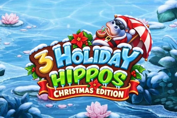 3 Holiday Hippos Christmas Edition slot by Apparat Gaming