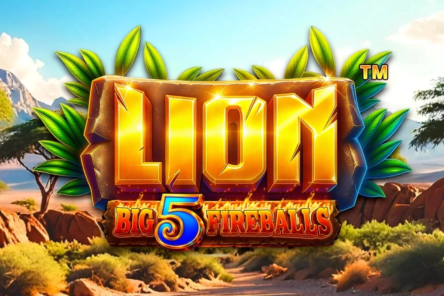 Lion Big 5 Fireballs slot by GMW