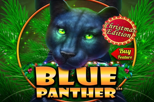 Blue Panther Christmas Edition slot by Spinomenal